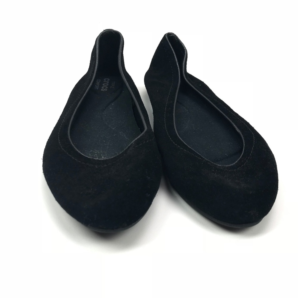 CROCS Triple Comfort Lina Black Loafer Flats Sz 6
